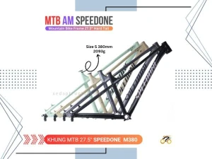 KHUNG SƯỜN XE ĐẠP MTB 27.5'' - SPEEDONE M380 - SIZE M - BOOST 148mm - NHÔM (KÈM TI BÁNH SAU)