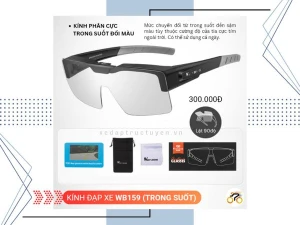 KÍNH THỂ THAO - KHUNG CẬN - WEST BIKING WB159- PHÂN CỰC MÀU TRONG SUỐT