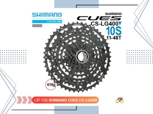 LÍP XE ĐẠP MTB - SHIMANO CUES LG400 / 11-48T - KIỂU THẢ HG (10 TỐC ĐỘ)