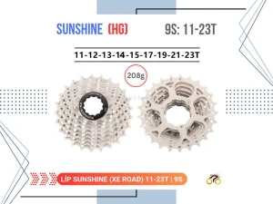 LÍP XE ĐẠP ROAD - 11/23T - SUNSHINE - KIỂU THẢ (9 TỐC ĐỘ)