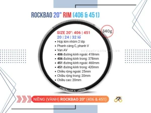 NIỀNG XE ĐẠP 20