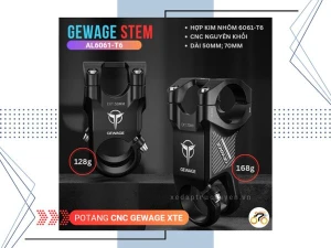 PÔ TĂNG XE ĐẠP - CNC GEWAGE XTE 70 - 31.8mm x 70mm