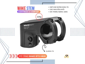 PÔ TĂNG XE ĐẠP - WAKE BTS 31.8mm x 70mm (10 ĐỘ)