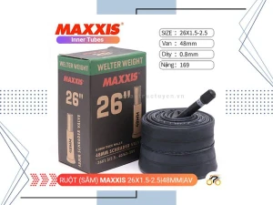 RUỘT XE ĐẠP - MAXXIS 26 - 26x1.5-2.5 - AV 48MM (VAN LỚN)