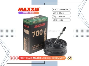 RUỘT XE ĐẠP - MAXXIS 700c - 700x33/50c - VAN NHỎ (FV 60MM)