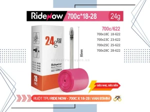 RUỘT XE ĐẠP - RIDE NOW TPU - 700c x 18-28 FV 85mm (VAN NHỎ)