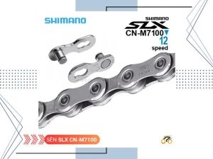 SÊN XE ĐẠP MTB - SHIMANO DEORE SLX CN M7100 (122 MẮT, KÈM KHOÁ SÊN MỞ NHANH) (12 TỐC ĐỘ)