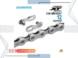 SÊN XE ĐẠP MTB - SHIMANO DEORE XT CN M8100 (126 MẮT, KÈM KHOÁ MỞ NHANH) (12 TỐC ĐỘ)