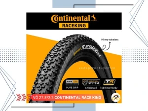 VỎ XE ĐẠP 27.5 - CONTINENTAL RACE KING - 27.5x2.2 (1 CÁI)