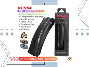 VỎ XE ĐẠP 700c - KENDA KALIENTE K925 - 700x25 (1 CÁI)
