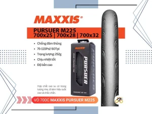 VỎ XE ĐẠP 700c - MAXXIS PURSUER M225 - 700x25 (1 CÁI)