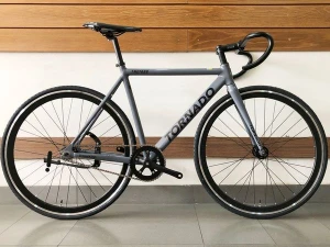 XE ĐẠP FIXED GEAR - TORNADO (XÁM)