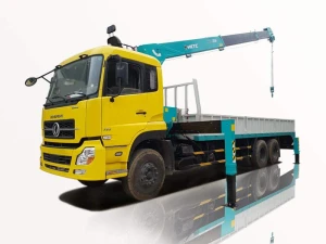 Xe Cẩu Dongfeng C260 3 Chân Gắn Cẩu HKTC 7 Tấn 6 Khúc