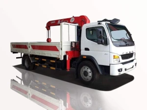 Xe Tải Fuso 5T5 Gắn Cẩu Unic 3 Tấn 4 Khúc