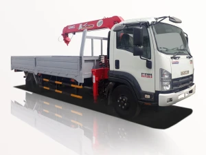 Xe Tải Isuzu FRR90N 4T2 Gắn Cẩu Unic 3 Tấn 6 Khúc
