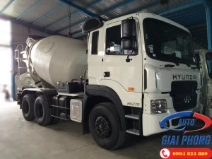 Xe bồn trộn bê tông Hyundai Hd270 15 Tấn 7 khối Nhập khẩu