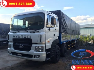 Xe tải 3 chân Hyundai HD260 Thùng Mui Bạt 15 Tấn 3 Chân Euro4