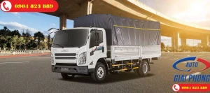 Xe tải IZ650SE Đô Thành 6.5 Tấn Thùng Mui Bạt