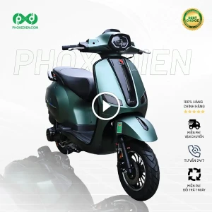 Xe ga 50cc Retro Victoria AT88 Pro phong cách Ý, Vận tốc tối đa: 50km/h