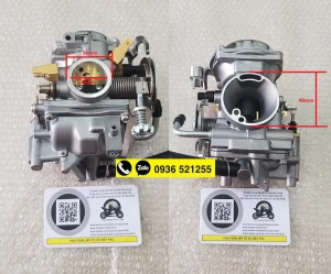 Chế hòa khí Bình xăng con Yamaha Virago XV250 125