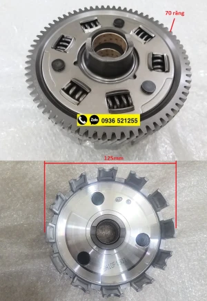 Đế côn nồi chuông nồi ly hợp Suzuki GZ150A 125 EN150 125 GR150 GSX150 GS125 GN125 HJ125 RAIDER FX ... Loại tốt