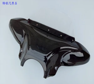 Kính chắn gió kiểu Harley cho các dòng xe moto đèn tròn