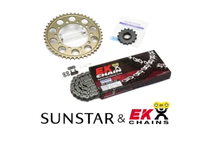 Nhông sên đĩa Honda Hornet 600 Chính hãng SUNSTAR Japan 15-42-525 (1998-2006)