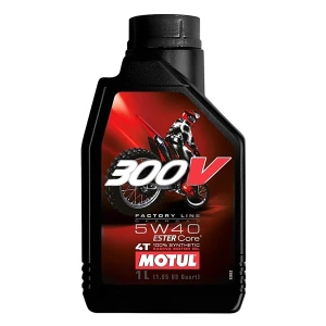 Nhớt chuyên giành cho xe moto phân khối lớn  Motul 300V Factory Line 10W40 1L chính hãng