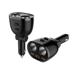 Bộ chia tẩu sạc Hyundai 2 cổng 2usb cho ô tô