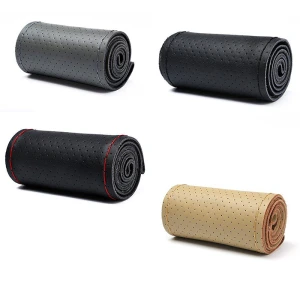 Bọc Vô Lăng Da Thật Khâu Tay - Đục lỗ cao cấp bảo hành 12t