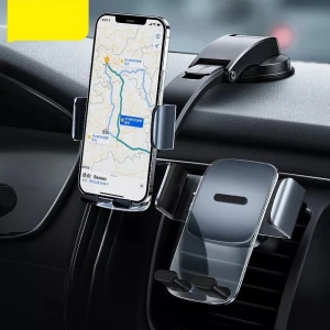 Giá đỡ điện thoại ô tô đa năng Baseus kẹp cửa gió hút taplo