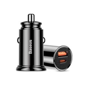 Tẩu sạc nhanh ô tô Baseus 30W USB QC 3.0 - Type C chính hãng