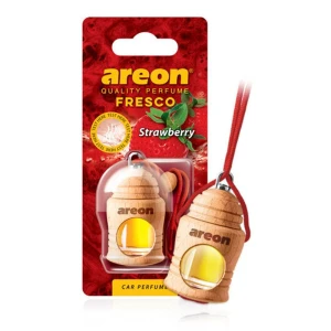 Tinh dầu treo xe ô tô hương Dâu Tây Areon Fresco Strawberry - Đồ chơi xe hơi, phụ kiện ô tô, trang trí xe hơi