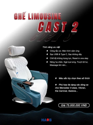 Ghế VIP Limousine CAST 2 cho xe MPV (Carnival, Sedona, Viloran)