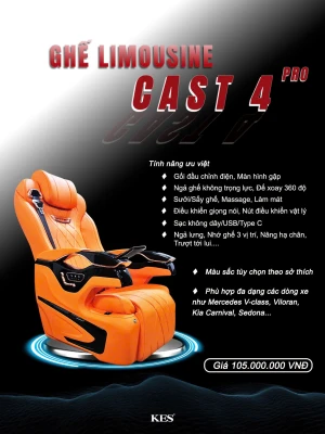 Ghế VIP Limousine CAST 5 cho xe MPV (Carnival, Sedona, Viloran)