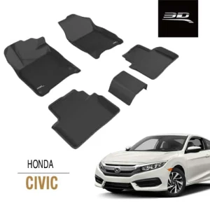 THẢM LÓT SÀN 3D KAGU MAXPIDER CHO HONDA CIVIC [2017 - 2020+]