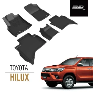 THẢM LÓT SÀN 3D KAGU MAXPIDER CHO TOYOTA HILUX [2018 - 2021+]