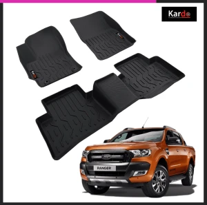 Thảm lót sàn xe FORD RANGER thương hiệu KARDO