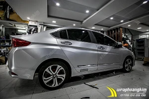 Dán đổi màu nhôm xước ánh kim Honda City