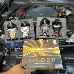 Bi Led Titan Gold 2.0 Chân Xoáy Nhiệt Màu 5500K Chính Hãng