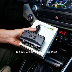 Bộ chia tẩu sạc ô tô Hyundai, chia 2 tẩu, 2 cổng USB