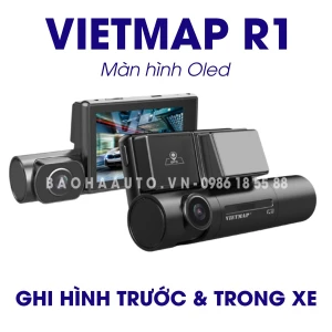 Camera hành trình Vietmap R1 - Cảm ứng Oled, ghi hình trước & trong xe