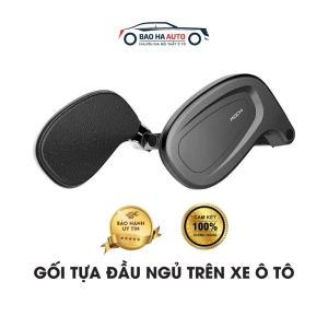 Gối tựa đầu ngủ gật gù trên xe ô tô chất liệu da cao cấp