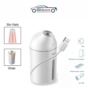 Máy phun sương tạo ẩm Baseus (320ml, USB 5V) chính hãng