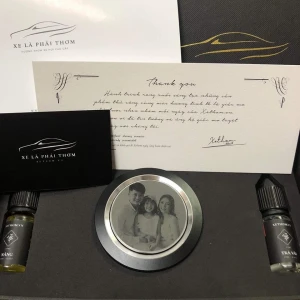 Nước hoa ô tô in ảnh cá nhân Future Box xethom cao cấp
