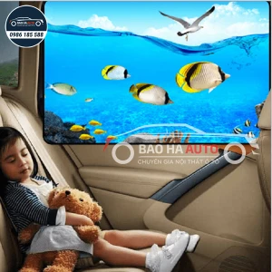 Rèm vải Cartoon che chắn nắng ô tô, xe hơi (giá rẻ, đẹp)
