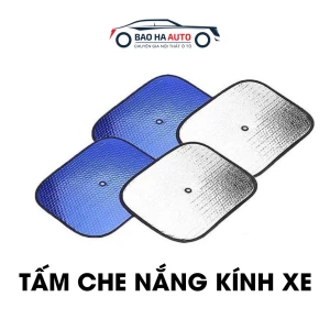 Tấm chắn che nắng cửa kính ô tô (2 miếng có nút hít chắc chắn)
