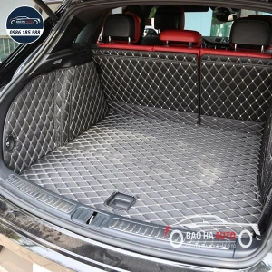 Thảm lót cốp ô tô da carbon 5d cao cấp cho xe Porsche (giá rẻ, đẹp)