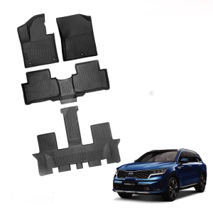 Thảm lót sàn nhựa ô tô TPE 3W Kia Sorento 2021