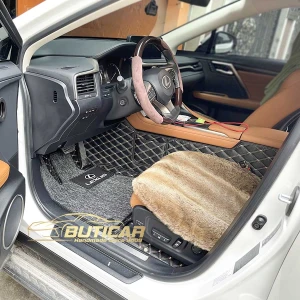 Thảm lót sàn ô tô da carbon cho xe Lexus (sang trọng, tiện lợi)